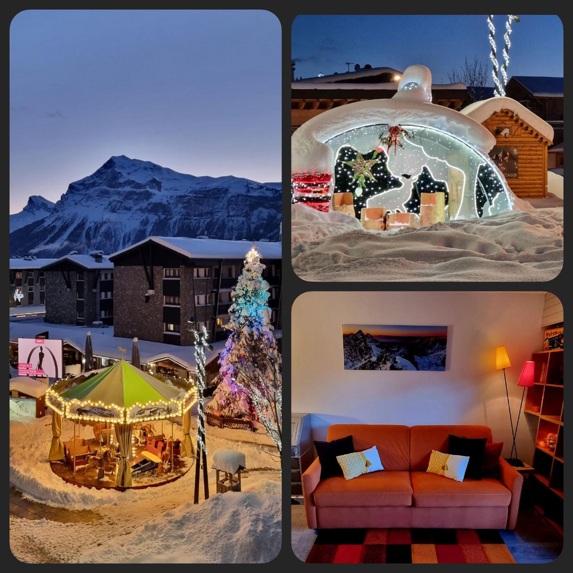 Vintage Chic -Central, Wifi, Mountain View Les Carroz d'Araches Esterno foto